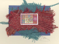 Ketubah in Burgundy (Israel) Card