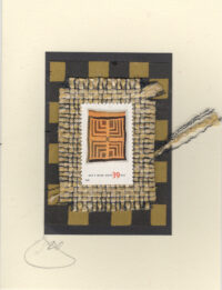 Carmel & Brown Abstract Gee's Bend's Quilt (U.S.) Card