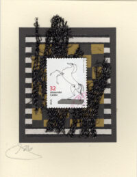 B & W Horse by Calder (U.S.) Card