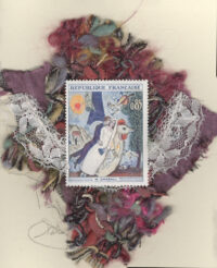 Jewish Wedding Couple by Chagall (France) Card