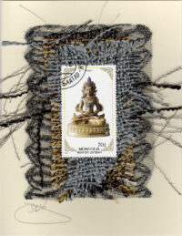 Seated Buddha with Blue Crown (Mongolia) Card