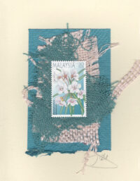 White Rhododendron Flower (Malaysia) Card