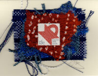 Red Basket Amish Quilt (U.S.) Card