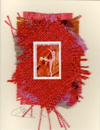 Ballet Dancer in Arabesque & Bass (France) Dance Card