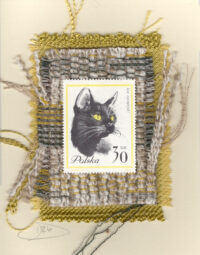 Black Cat with Yellow Eyes (Poland) Card