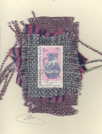 Blue Pitcher (Czechoslavakia) Card