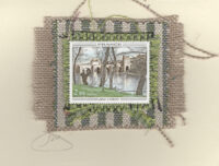 Country Landscape & Bridge by Corot (France) Card