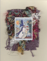 Jewish Wedding Couple by Chagall (France) Card