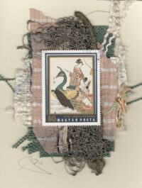 Geisha with Swan by Eishi (Hungary) Card
