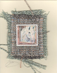 Horse Head by Jacque Birr (France) Card