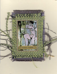 Lavender Cubist Nude by Picasso (Fujeira) Card