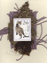 Brown & Black Striped Cat (Poland) Card
