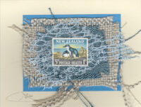 Two Blue & White Penguins (New Zealand) Card