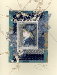 Girl with Blue Hat by Renoir (France) Card