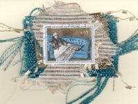 Madame Manet on Blue Couch by Manet (France) Card