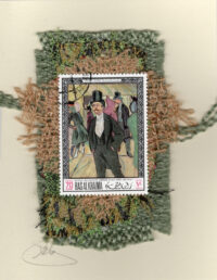 Portrait of Mr. Fourcade by Lautrec (Ras Al Khaima) Card