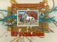 Two Horses Grazing by Yves Brayer (France) Horse Card