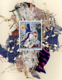 Jewish Wedding Couple by Chagall (France) Card