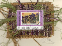 Blue & Green Irises by Ogata (Ras Al Khaima) Card