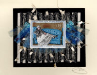 Madame Manet on Blue Couch by Manet (France) Card