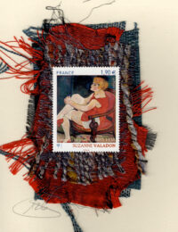 Seated Woman in Red by Suzanne Valadon (France) Card