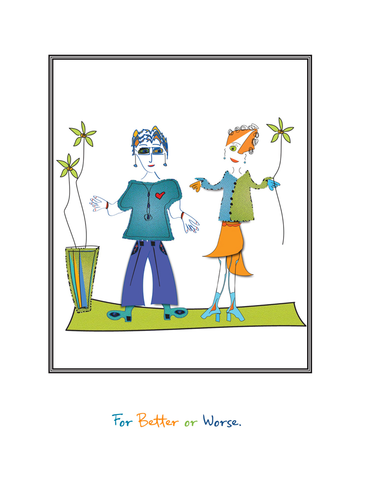 Jodi & Chloe - For Better or Worse... Sister-in-Law Card