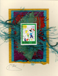 Boy & Girl in Love Heart Card (Ireland)