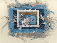 Madame Manet on Blue Couch by Manet (France) Card