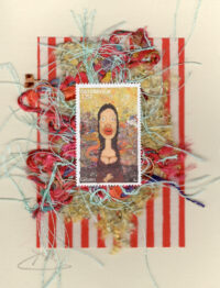 "The Mona Lisa" - by Regina Simon (Austria) Those Lips, Those Eyes...Ode to Plastic Surgery