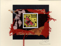 Red & Yellow Butterfly (Aland) Card