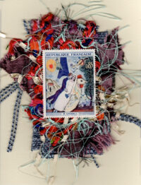 Jewish Wedding Couple by Chagall (France) Card