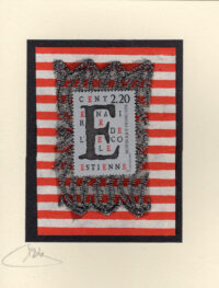 "E" Typography (France) Card