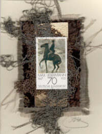 Dressage Rider in Black by Max Liebermann (DDR/Germany) Horse Card
