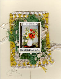 Still Life with Daisies & Red Poppies (Oman) Card