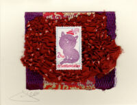 Whimsical Cat (Czechoslavakia) Card