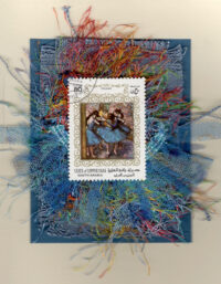 Ballet Dancers in Blue Tutus by Degas (Saudi Arabia) Card