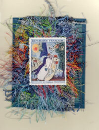 Jewish Wedding Couple by Chagall (France) Card